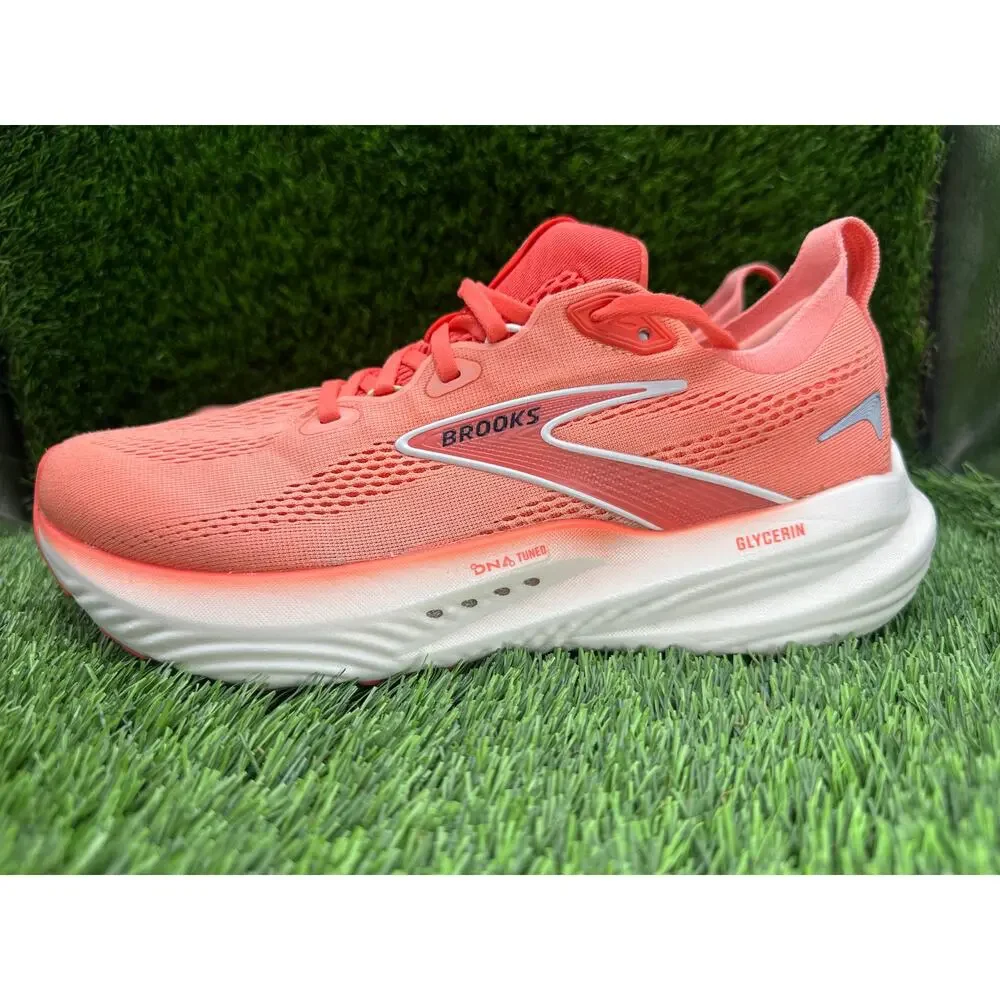 Brooks Glycerin 22 1204341B625 Athletic Sneaker Women's 9B Pink Jacquard Running